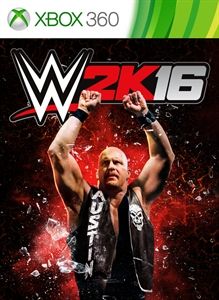 WWE 2K16 box art for Xbox 360